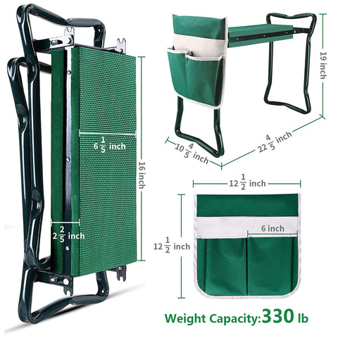 BESTHLS kneeler pad close-up highlights soft cushioning for knee relief.