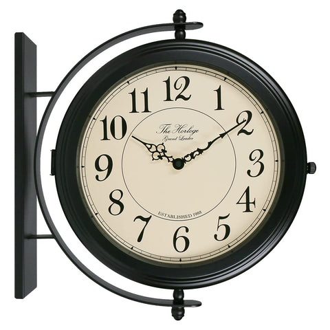 Bestime 66264B double-sided clock front view with bold numbers for quick reading.