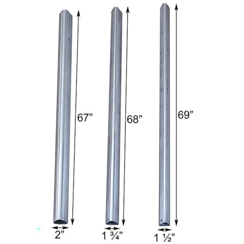 Telescopes to 15 feet for versatile vertical placement of martin houses.
