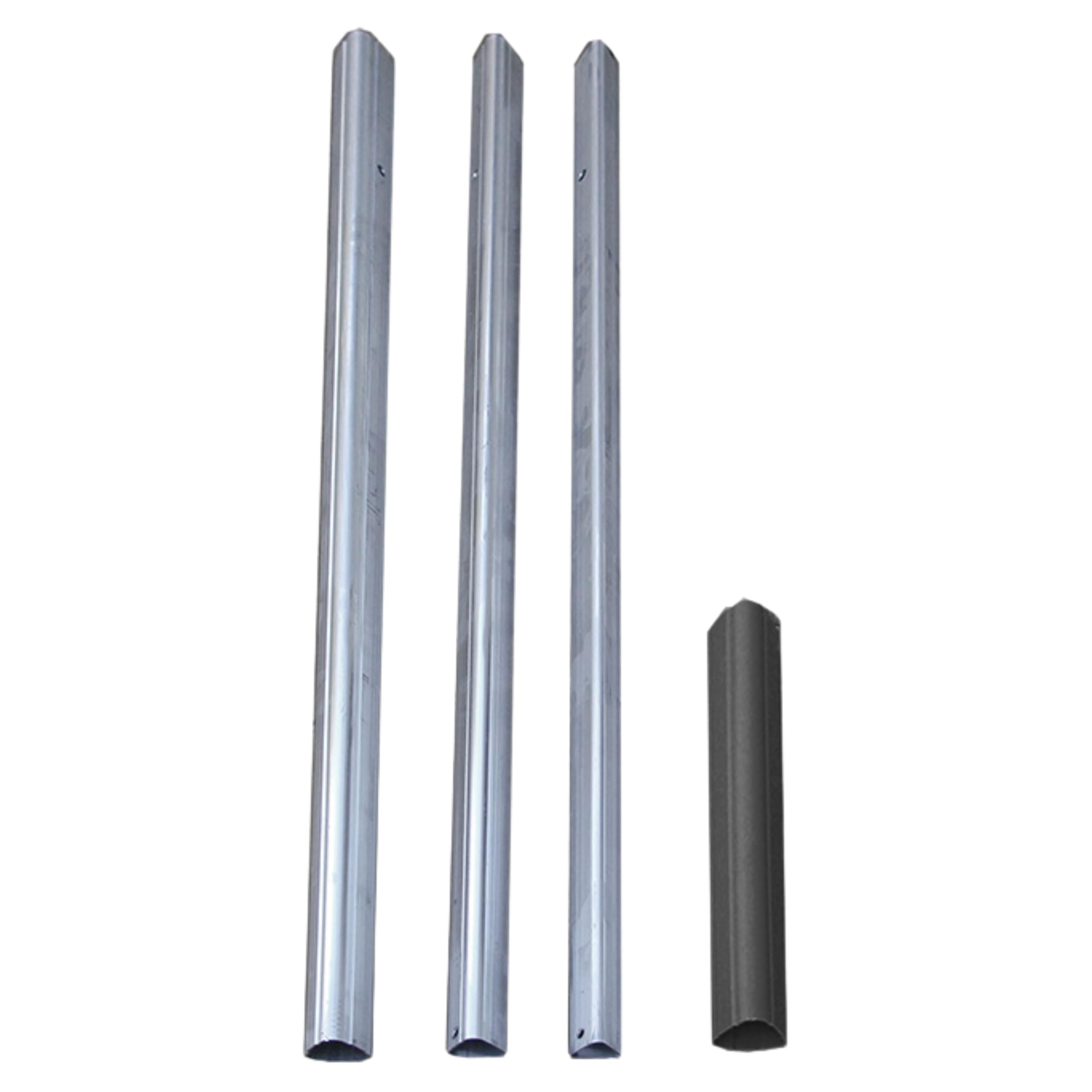 BestNest S&K telescoping pole with triangular aluminum provides durable outdoor support.