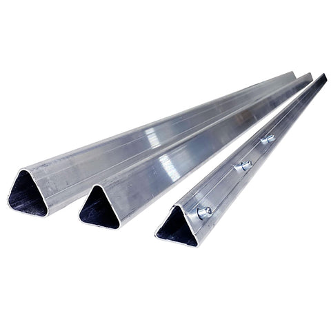 Includes three pole sections for easy height adjustment and setup.