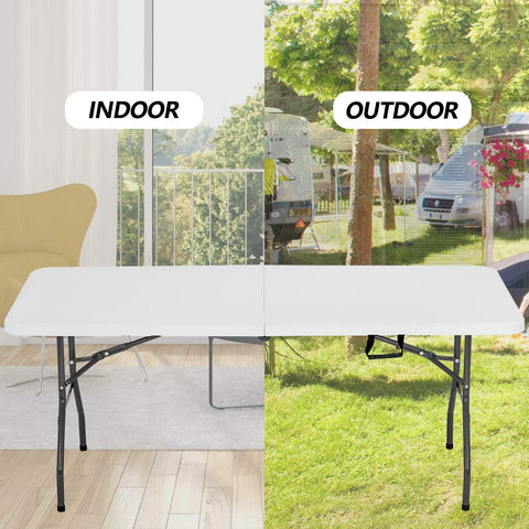 BestOffice easy storage folded table fits behind a dresser