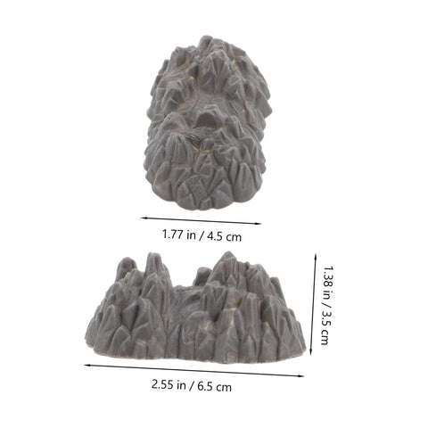 BESTonZON mini rockery model compact size fits tight bonsai arrangements and tabletops.
