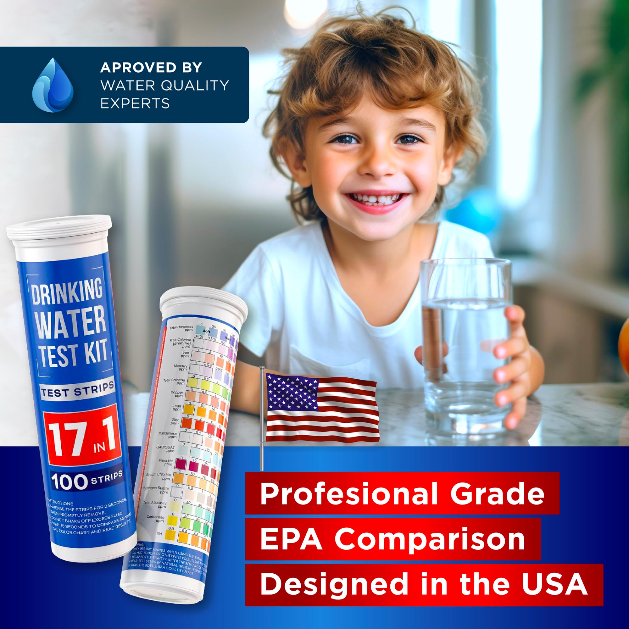 BestProd sample glass demonstrates real-life testing at home.