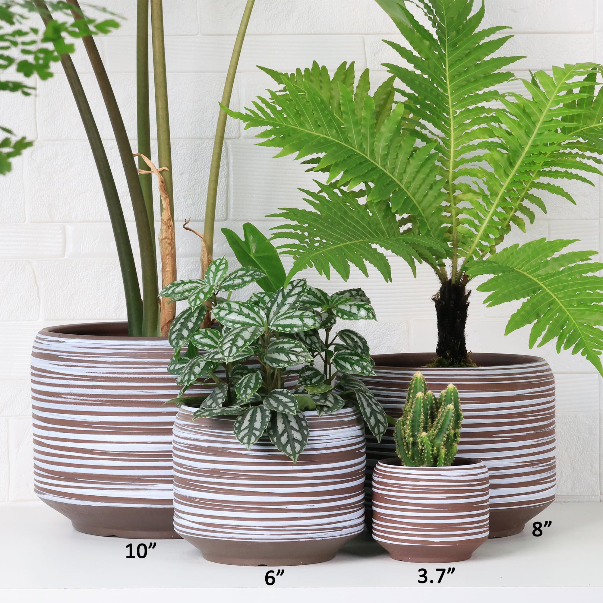 Bestseler decorative planters set blends minimalist and boho décor styles