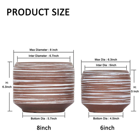 Bestseler raised-line texture planter highlights modern style for living rooms