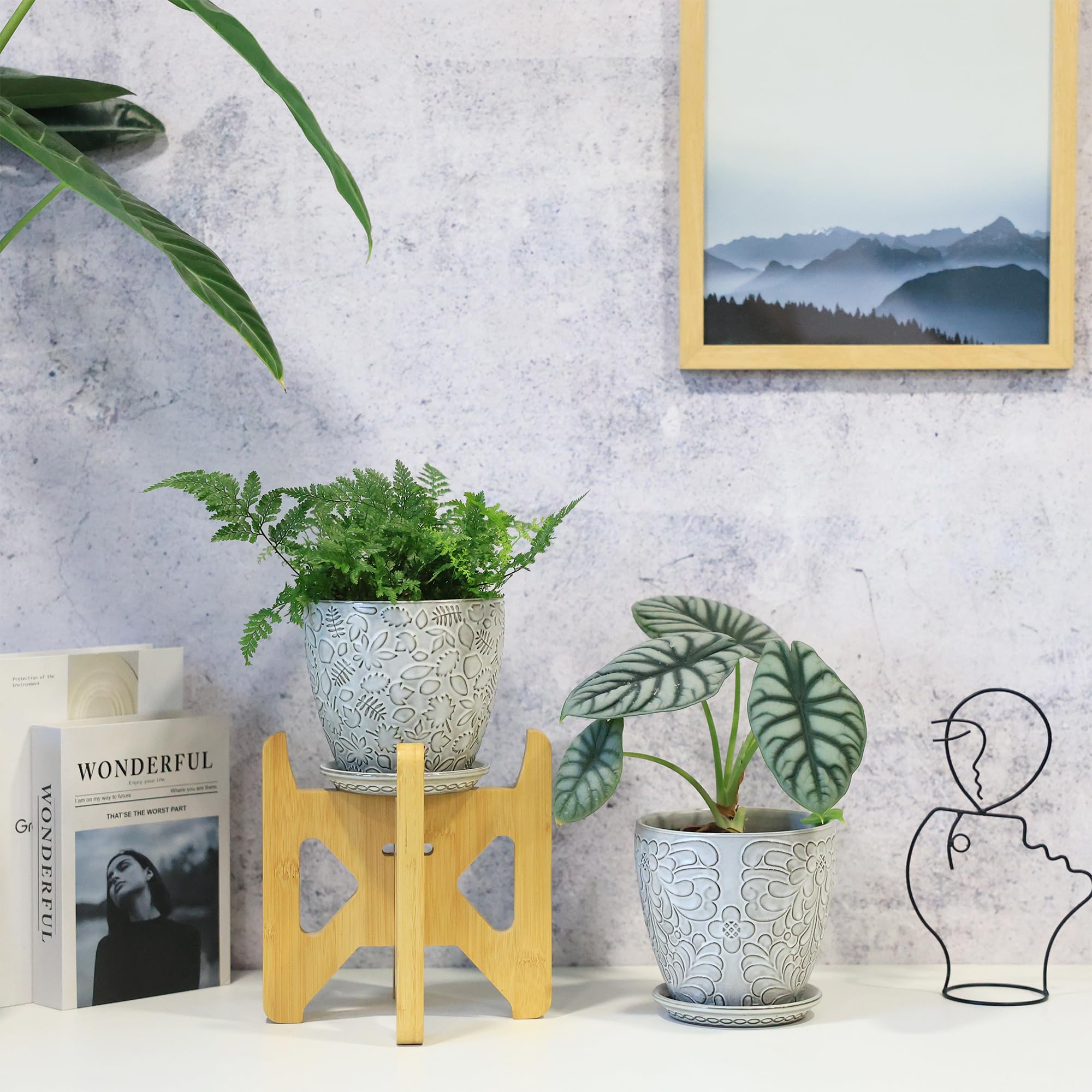 Bestseler succulent plant pot ceramic for small greens.