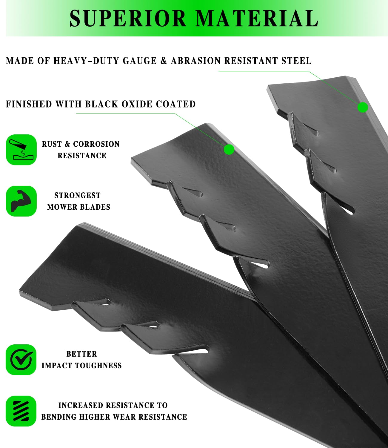 Besttruck blades packaged view — ready-to-use three-blade set
