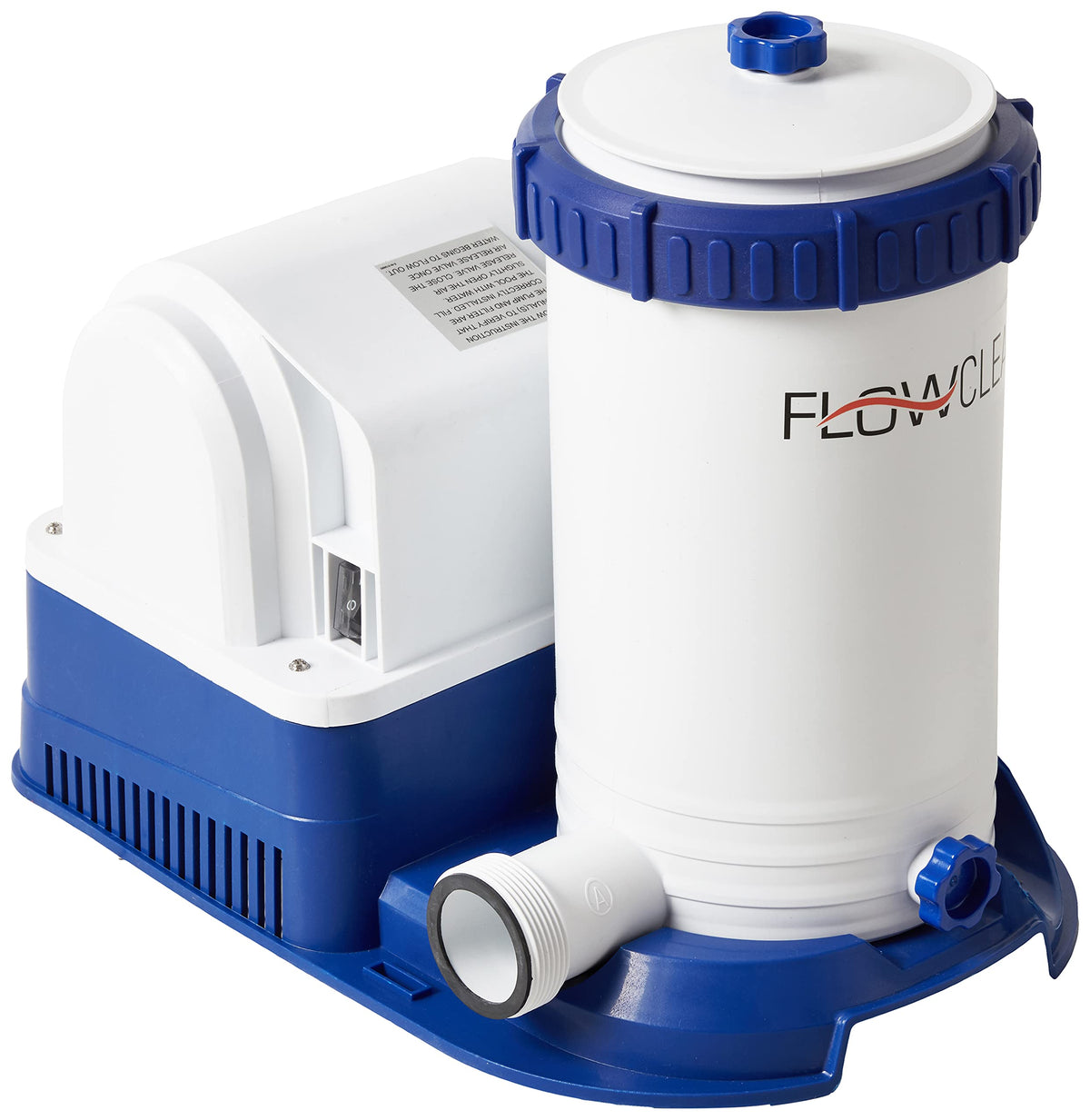 Bestway Flowclear 2500 GPH pump exterior for efficient pool filtration.