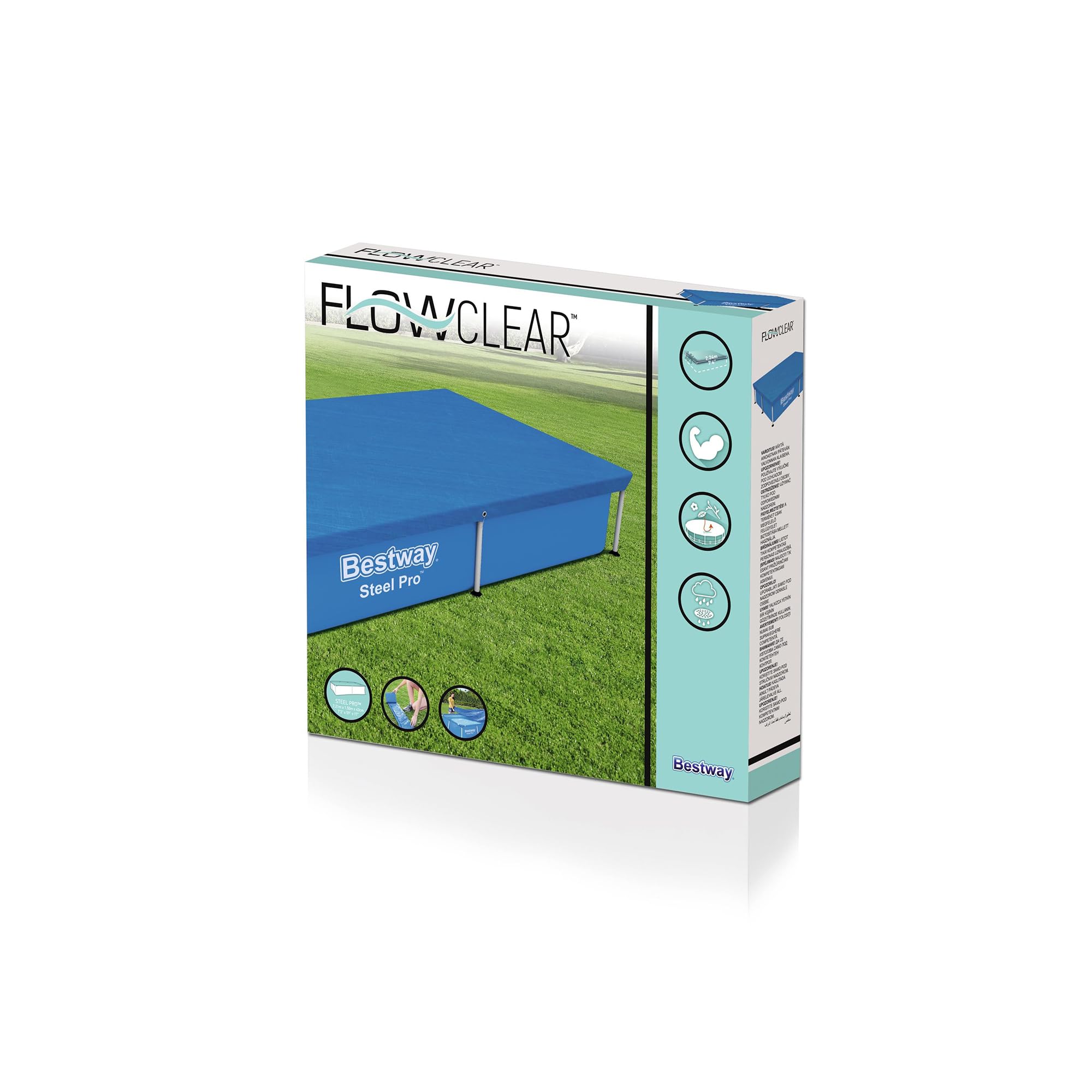 Bestway Flowclear 88x50 dimensions shown for proper fit