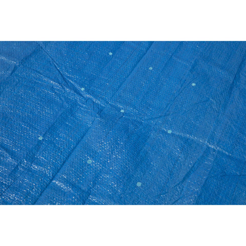 Bestway Flowclear rectangle pool cover blue material closeup indicates durability