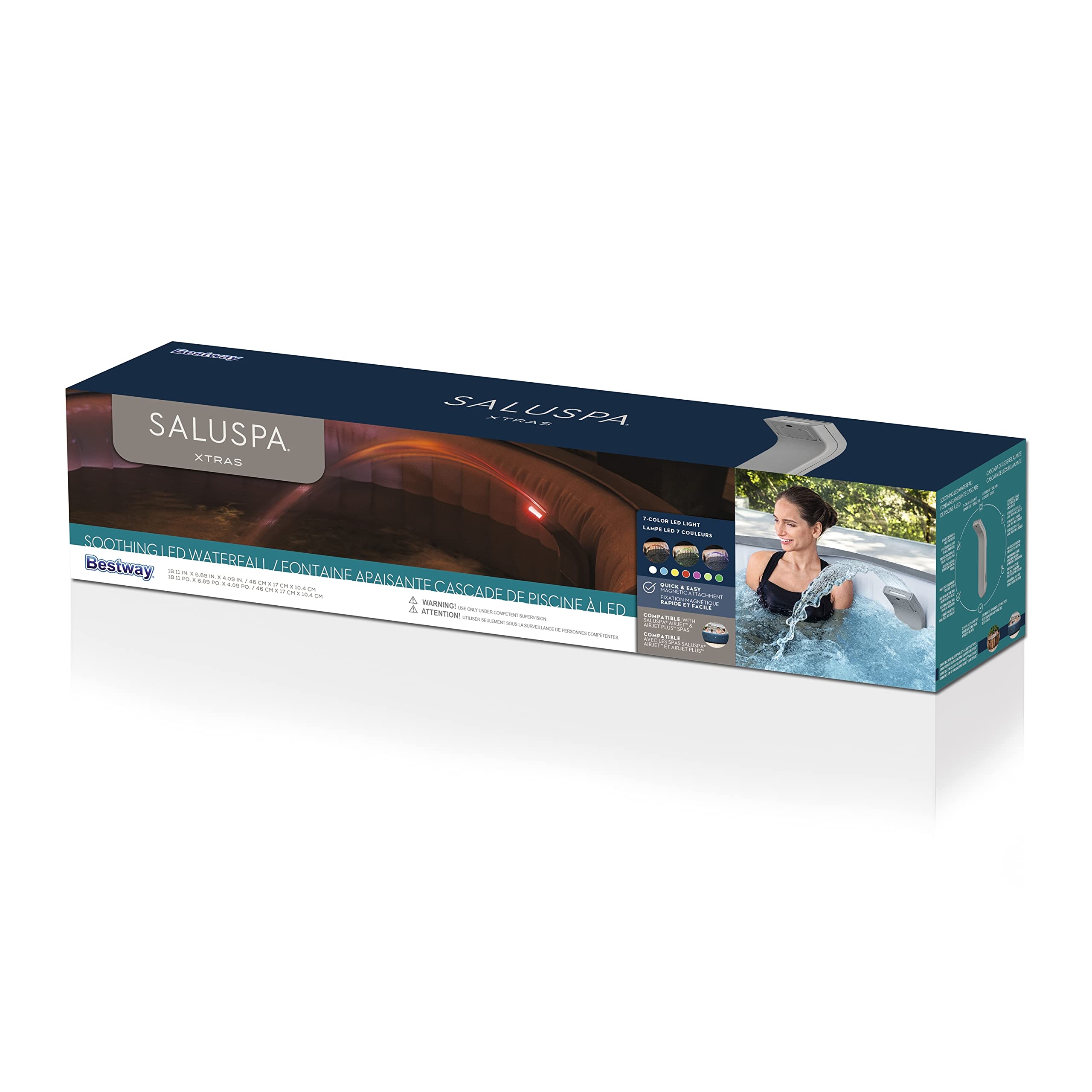 Bestway SaluSpa compatible with AirJet and AirJet Plus spas.