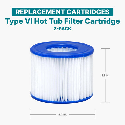 Bestway SaluSpa filter VI compatibility ensures smooth fit with Coleman and SaluSpa spas
