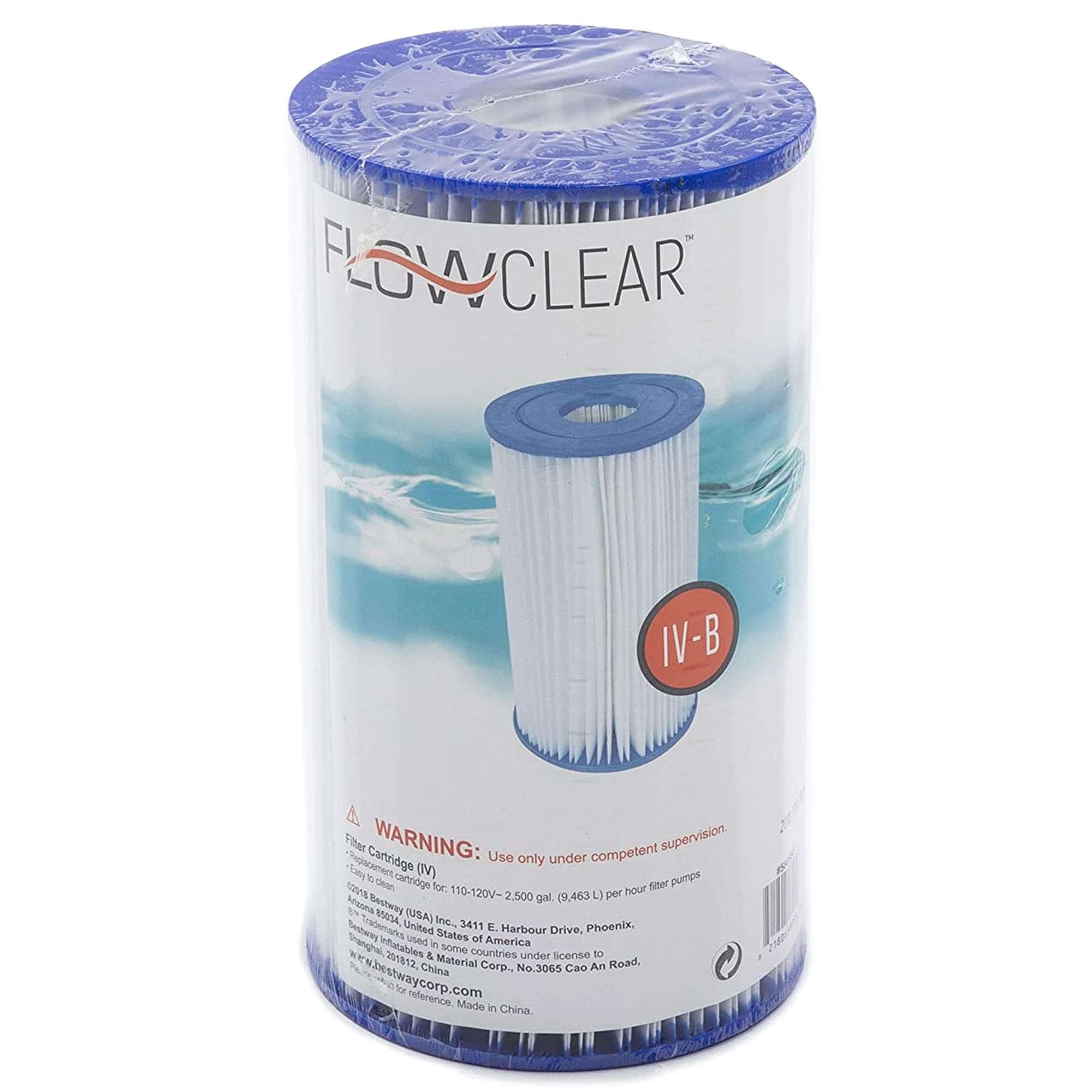 Bestway six-pack filter cartridges ready for replacement