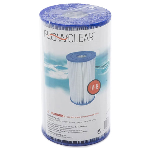 Bestway six-pack filter cartridges ready for replacement