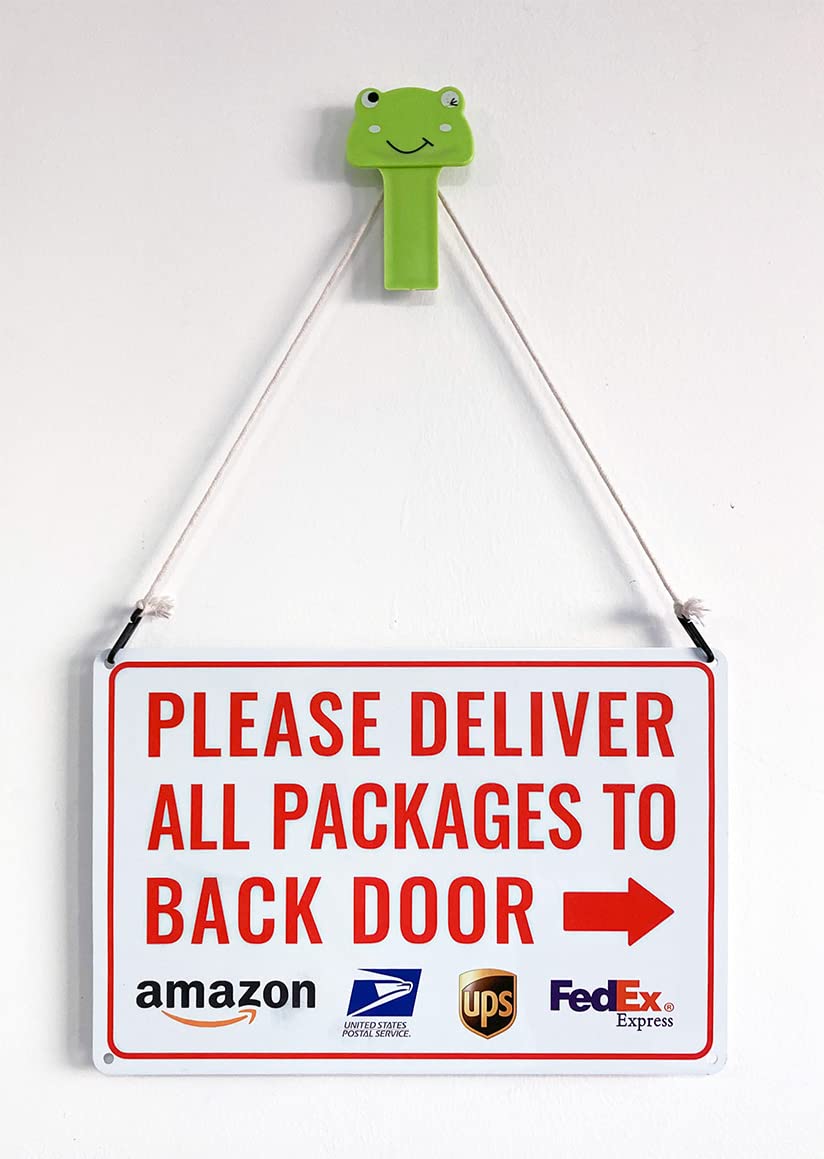 Bestylez delivery sign pre-drilled holes for easy mounting