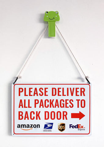 Bestylez delivery sign pre-drilled holes for easy mounting