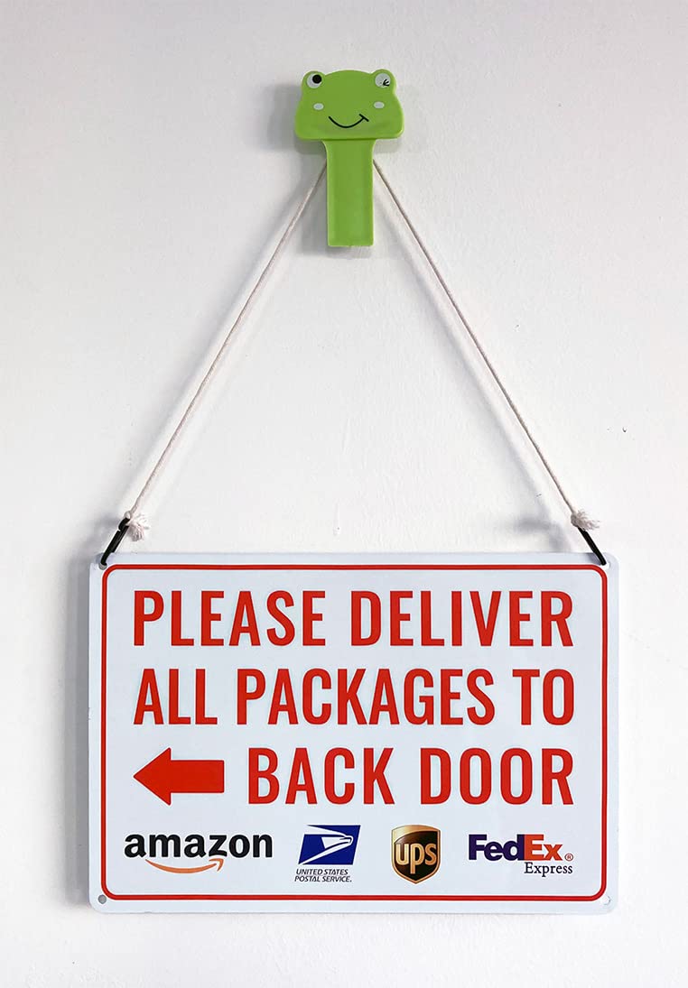Bestylez delivery sign bright colors boost visibility in any yard.
