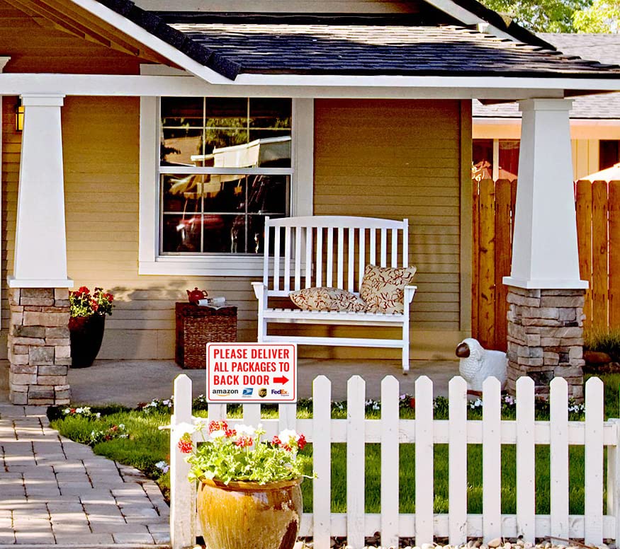 Bestylez delivery sign rustproof aluminum stands up to weather