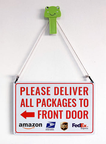Bestylez rustproof and weather-resistant delivery sign for all-weather visibility