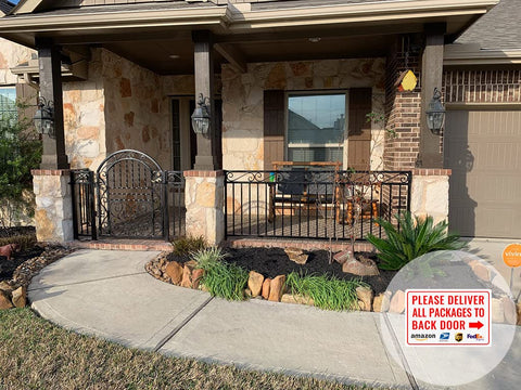 Bestylez delivery sign weather-resistant versatility for indoor and outdoor displays
