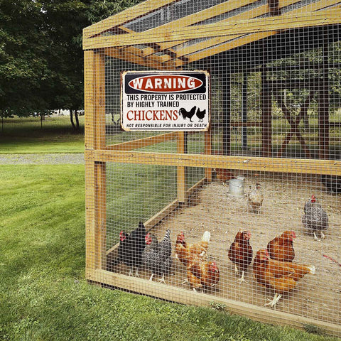 Bestylez Funny Chicken Coop Sign entrance decor adds whimsy