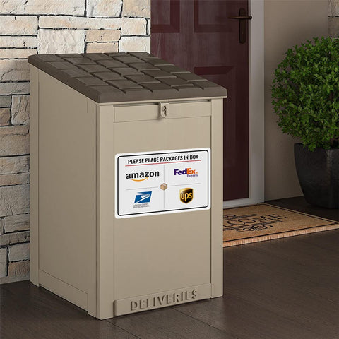 Bestylez outdoor sign for delivery ideal for hanging or mounting.