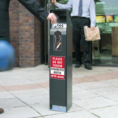 Bestylez Please Do Not Throw Cigarette Butt Sign helps maintain tidy spaces.
