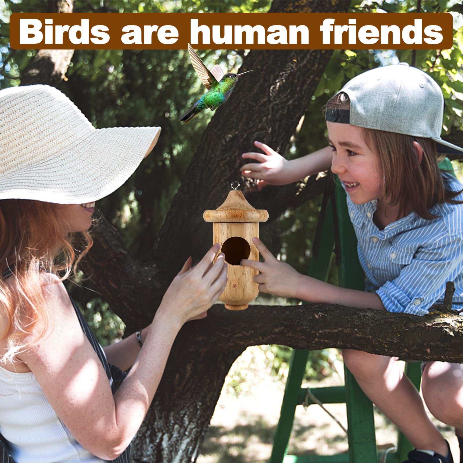 BESWORLDS garden gift hummingbird decor for home and patio