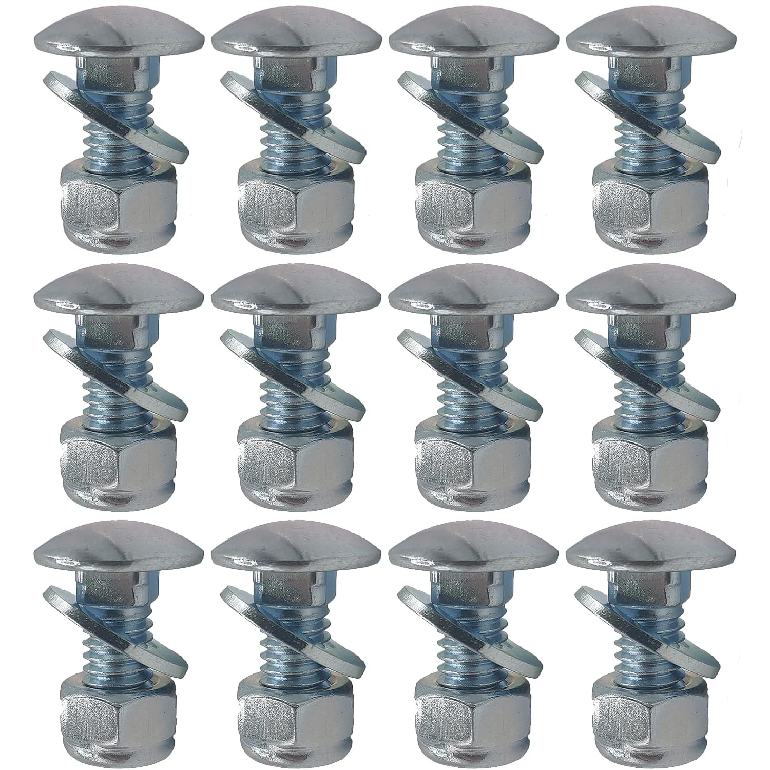 BETAM skid shoe bolts with nuts and washers for snow blower maintenance