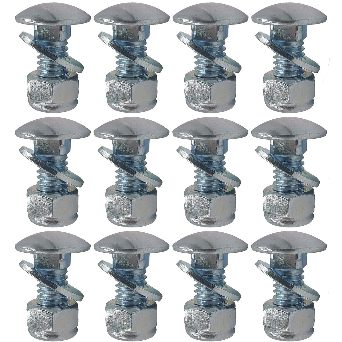 BETAM skid shoe bolts with nuts and washers for snow blower maintenance