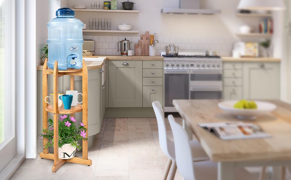 BETSEO kitchen and living room setup with water stand accessible