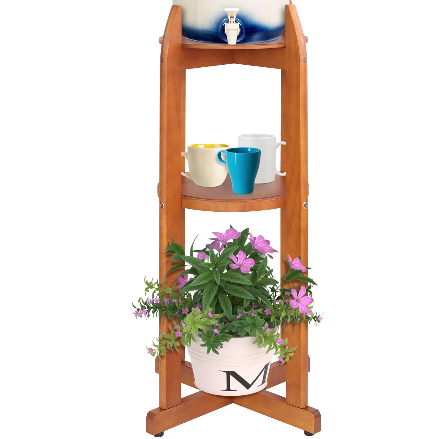 BETSEO two-shelf design provides stable support for bottles