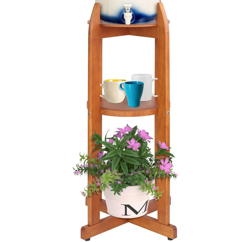 BETSEO two-shelf design provides stable support for bottles