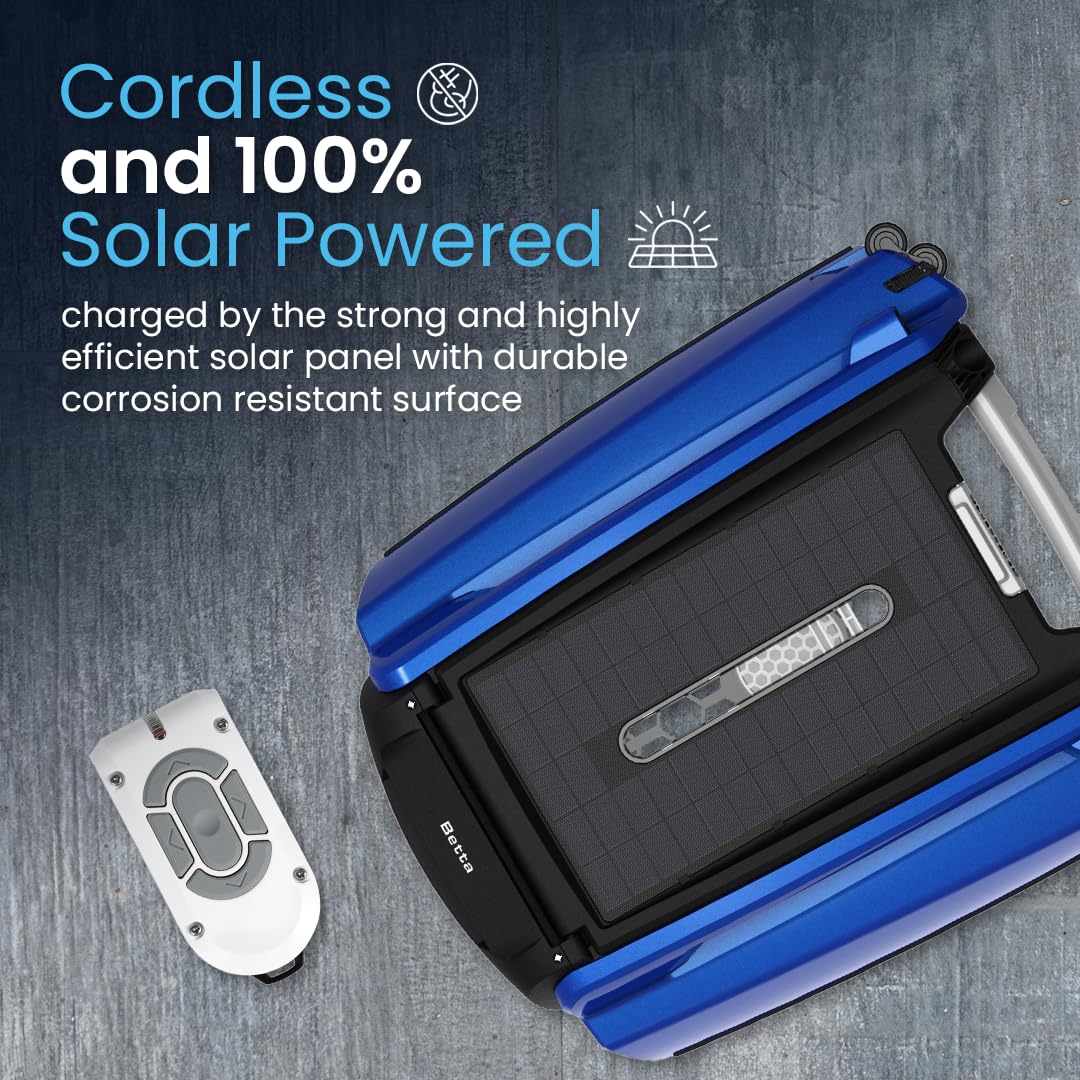 Betta SE solar skimmer twin SCT motors close-up for reliable power