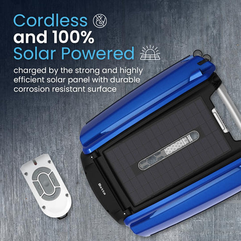 Betta SE solar skimmer twin SCT motors close-up for reliable power