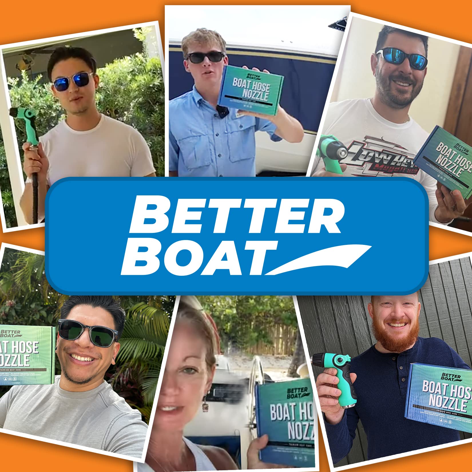 Better Boat marine-grade nozzle built for boat, car wash, and outdoor use.