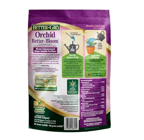 Better-Gro Orchid Plus Bloom Booster mixed in a gallon of water for even coverage