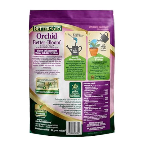 Better-Gro Orchid Plus Bloom Booster mixed in a gallon of water for even coverage