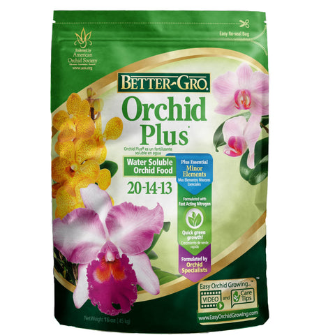 Better-Gro Orchid Plus bottle pour enables precise dosing for consistent growth.