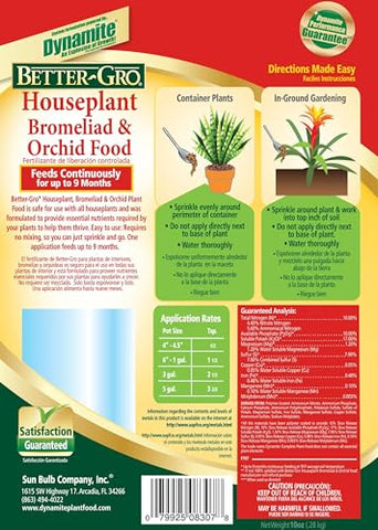 Better-Gro resealable bag showing convenient packaging to keep plant food fresh.