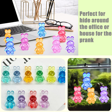 Durable waterproof BETURETOP bunny figures for indoor and outdoor displays.