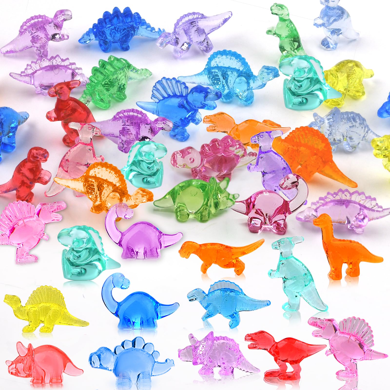 BETURETOP mini dinosaur figures pack for vibrant vase fillers and creative decor.