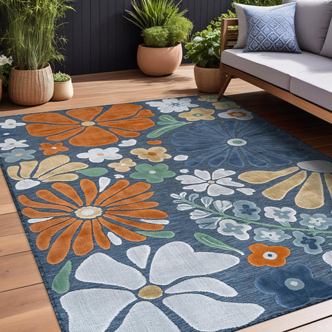 Beverly Rug easy spot-cleaning; keep colorful patterns looking fresh.