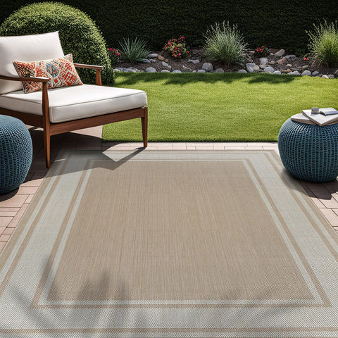 Beverly Rug kids and pets friendly surface keeps feet comfortable outdoors