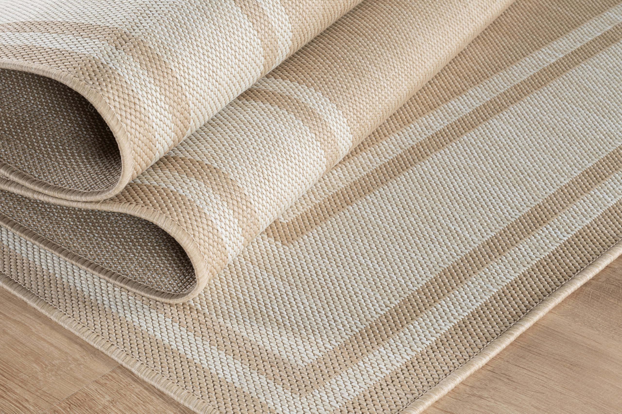 Beverly Rug versatile setting suits patio, porch, or garden decor