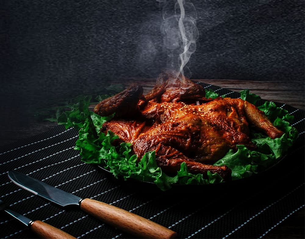 BEWAVE 12 inch pellet smoker tube in use delivering extended smoke for larger cuts