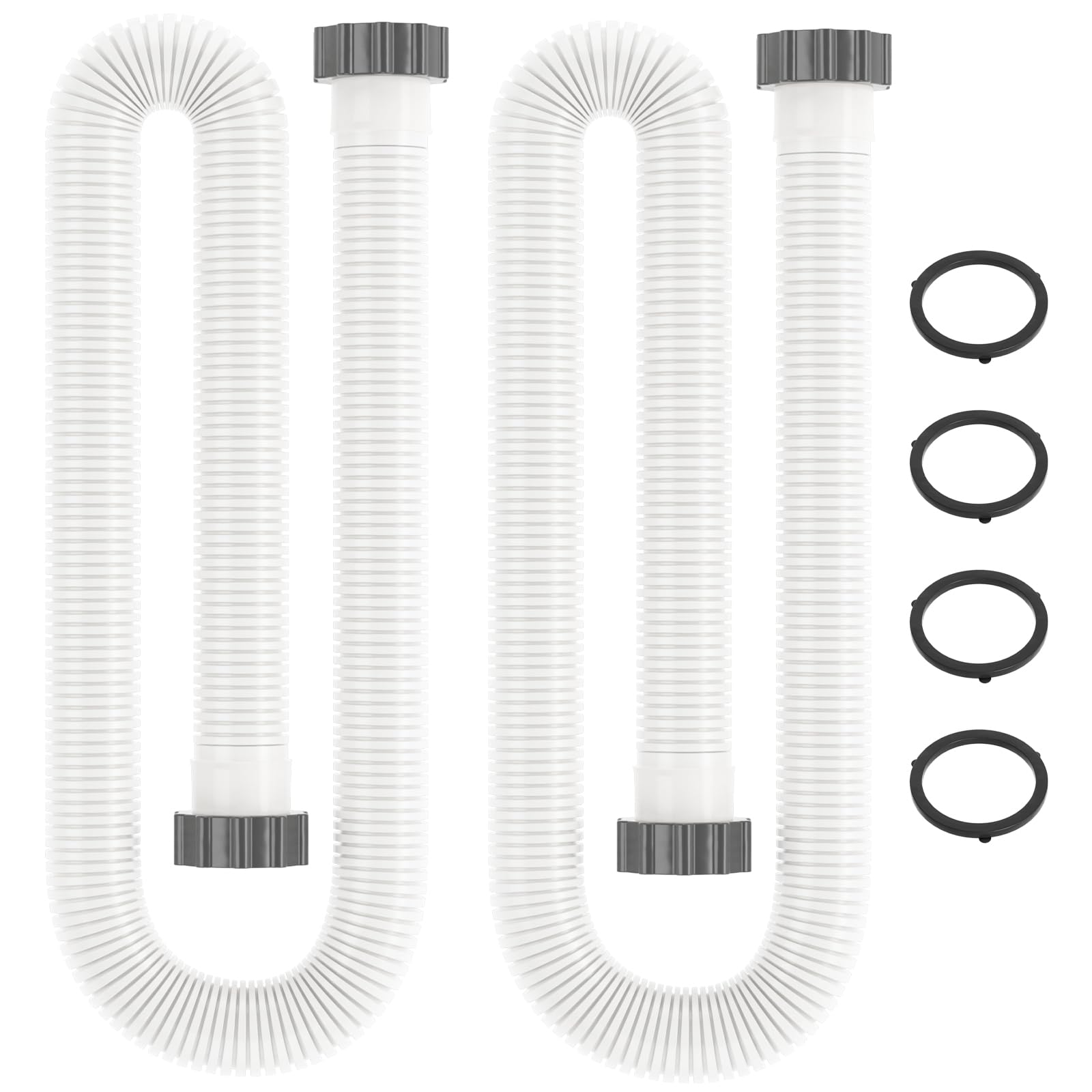 BEWAVE pool hose with 1.5-inch diameter and 59-inch length for secure connections