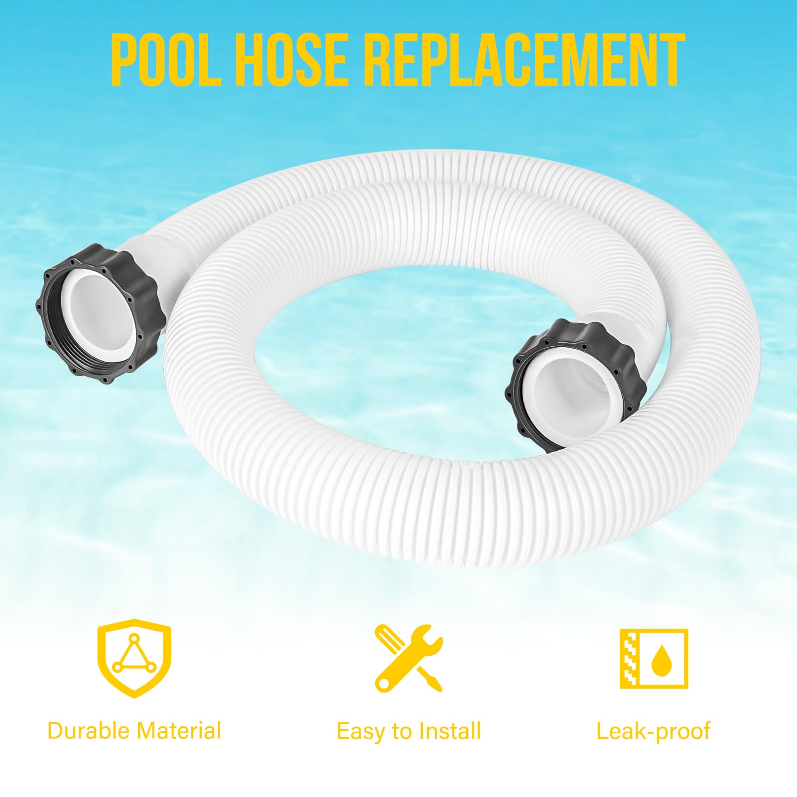 Durable BEWAVE PE material hose resists wear and deformation