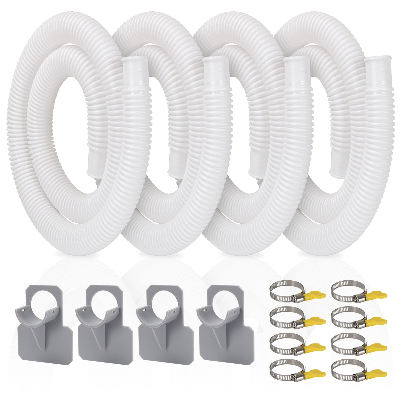 BEWAVE pool pump hose, 1.25-inch diameter, for above-ground pools.